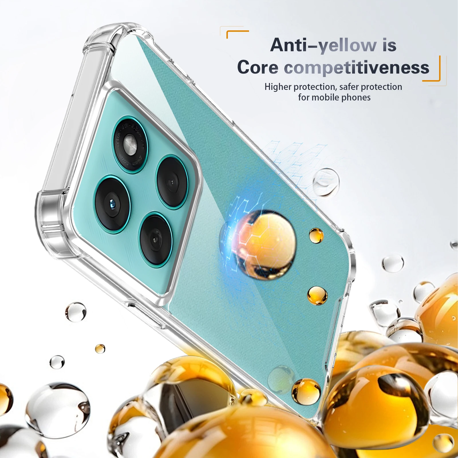 Phone Accessories Online Store - Funda Transparente Antigolpes para Motorola Edge