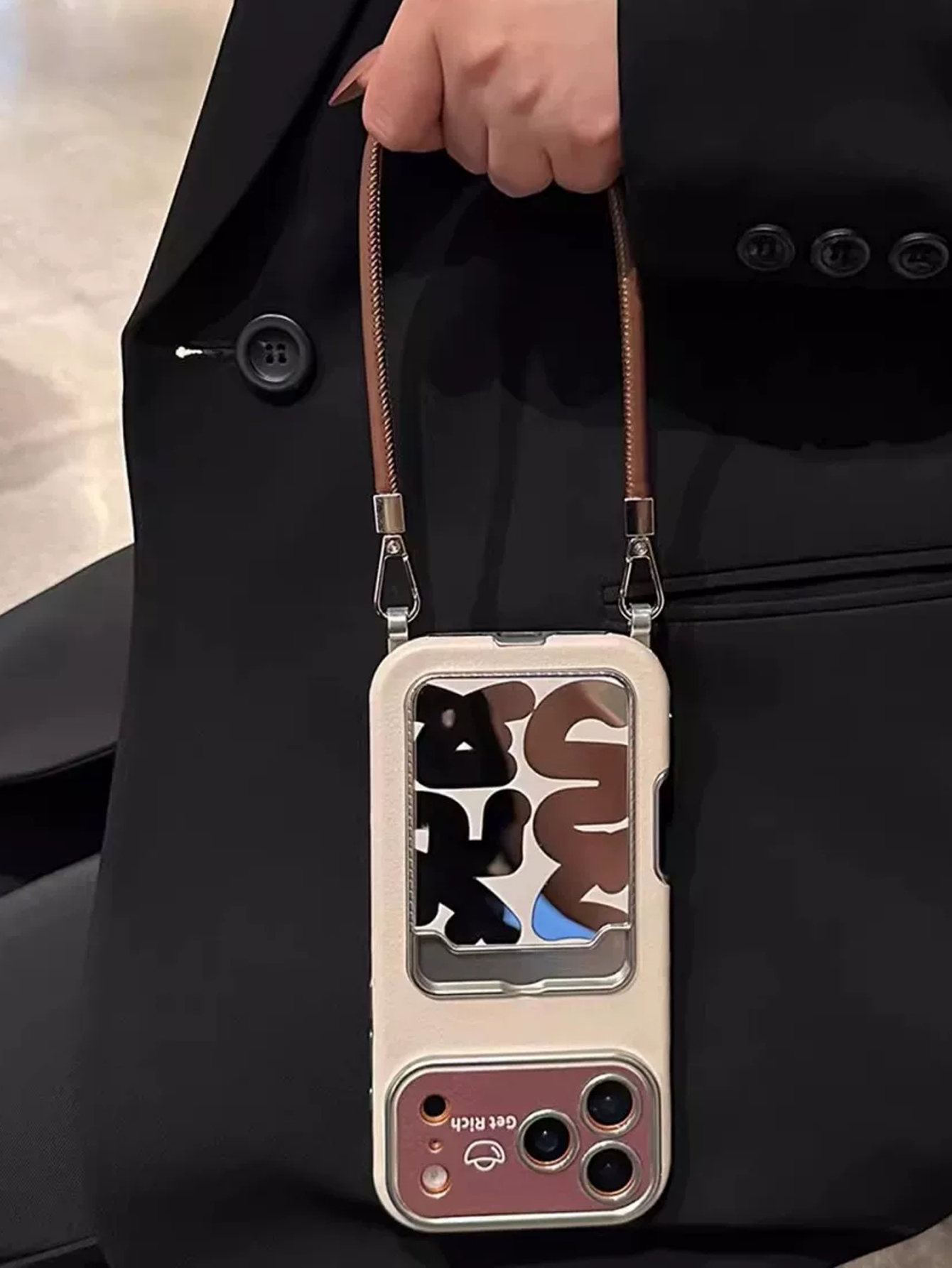 Phone Accessories - Funda de Lujo de Cuero con