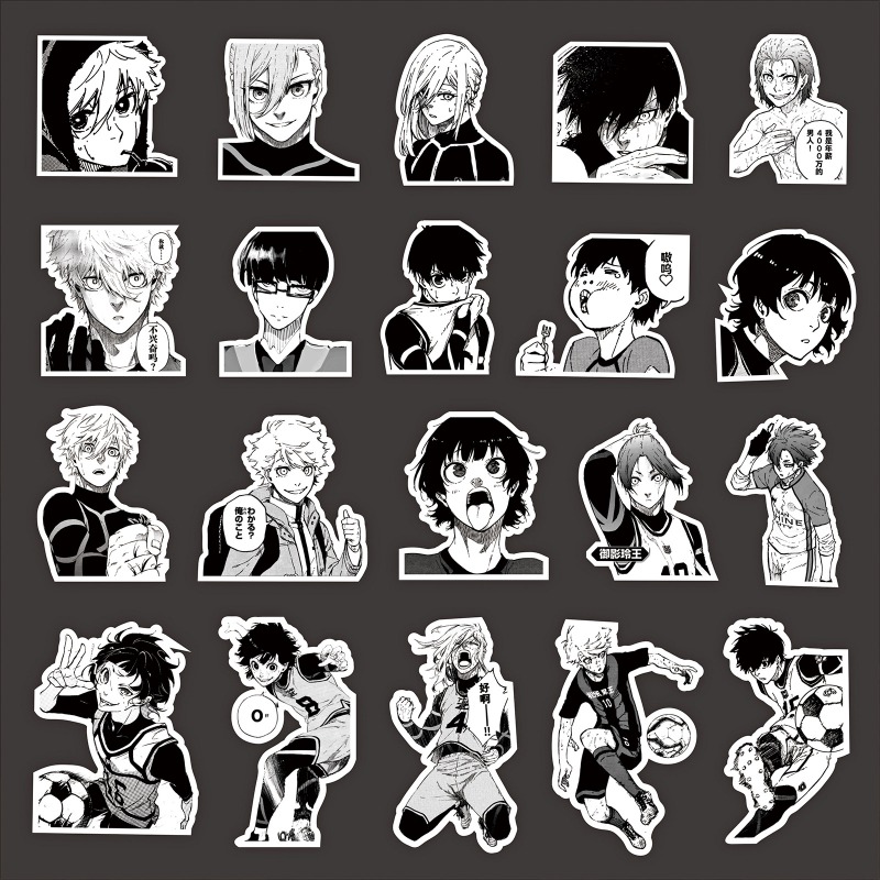 Phone Accessories Toys - 70 pegatinas de anime Blue Lock,
