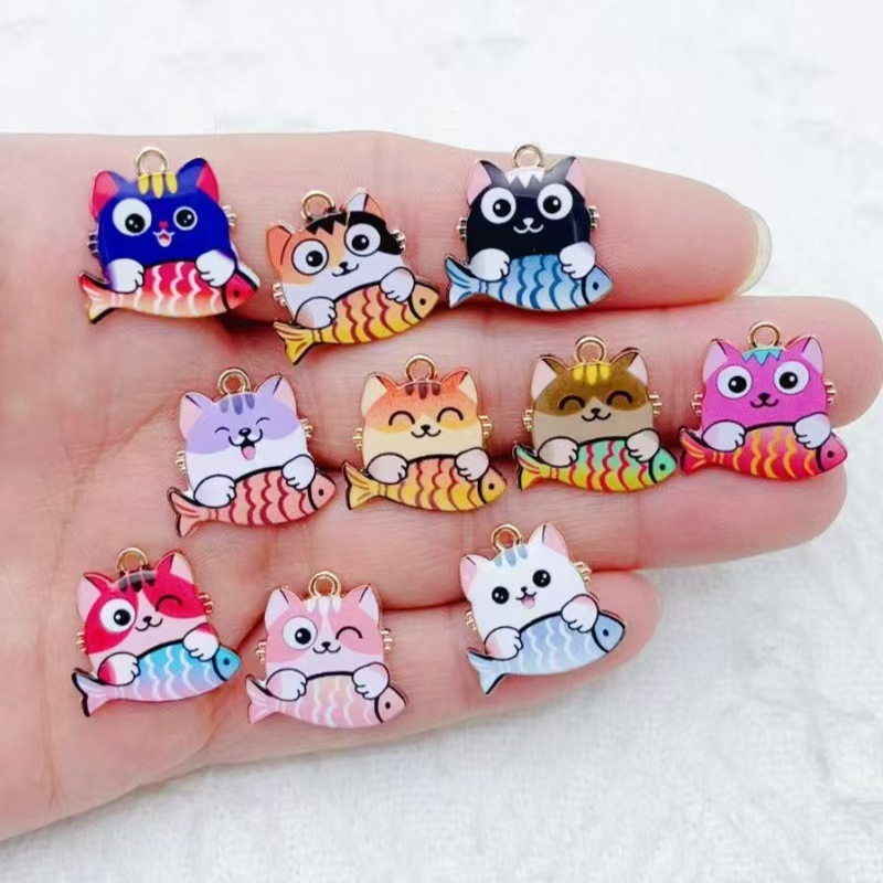 Phone Accessories - 10 piezas de colgantes de aleación