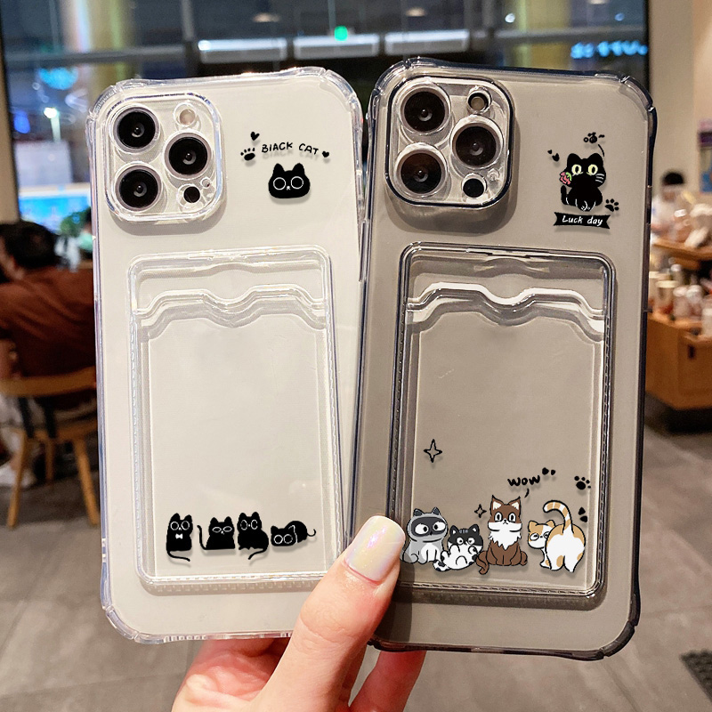 Phone Accessories - Funda de teléfono con bonito gato