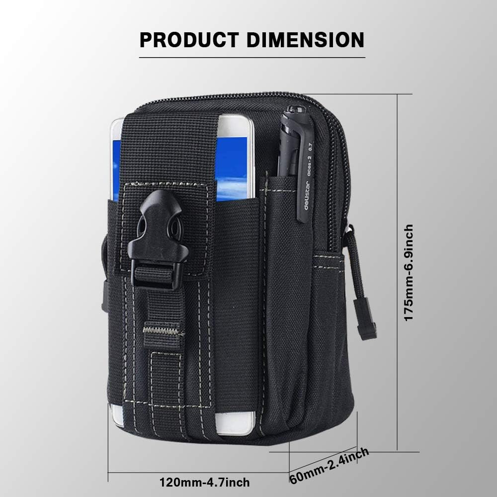 Bolsa táctica Molle para cintu - Phone Accessories reseña y precio