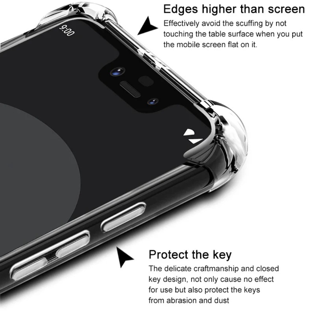 Funda Transparente de Lujo par - Phone Accessories Online Store reseña y precio