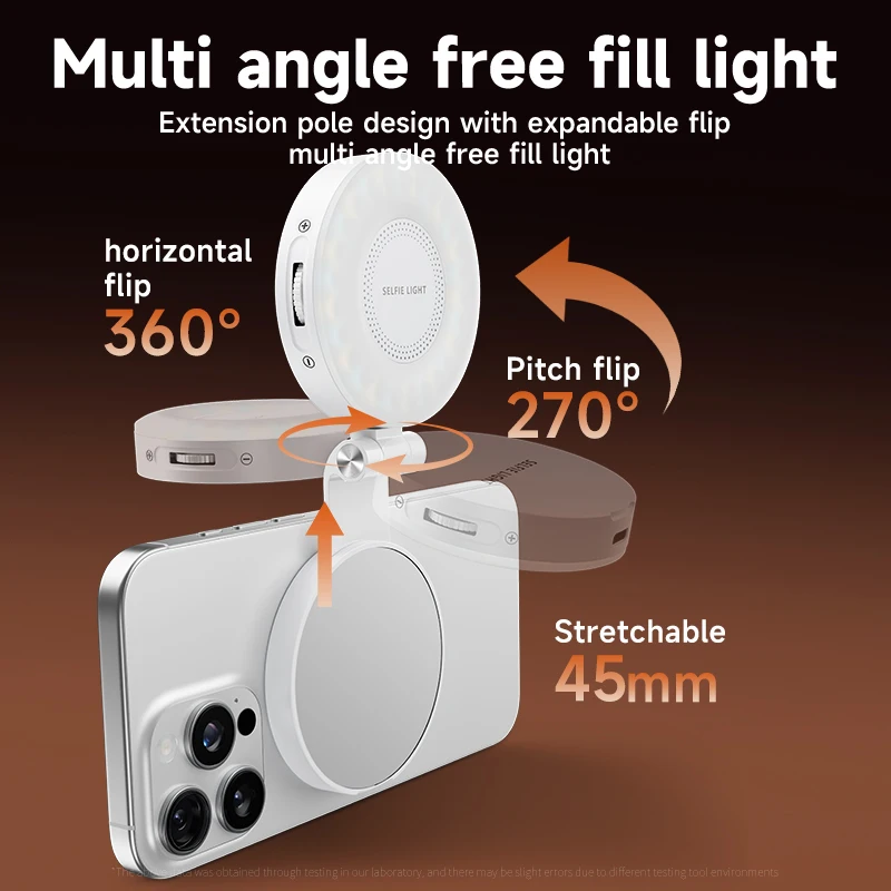 Luz LED de relleno para Selfie - Phone Accessories Video reseña y precio
